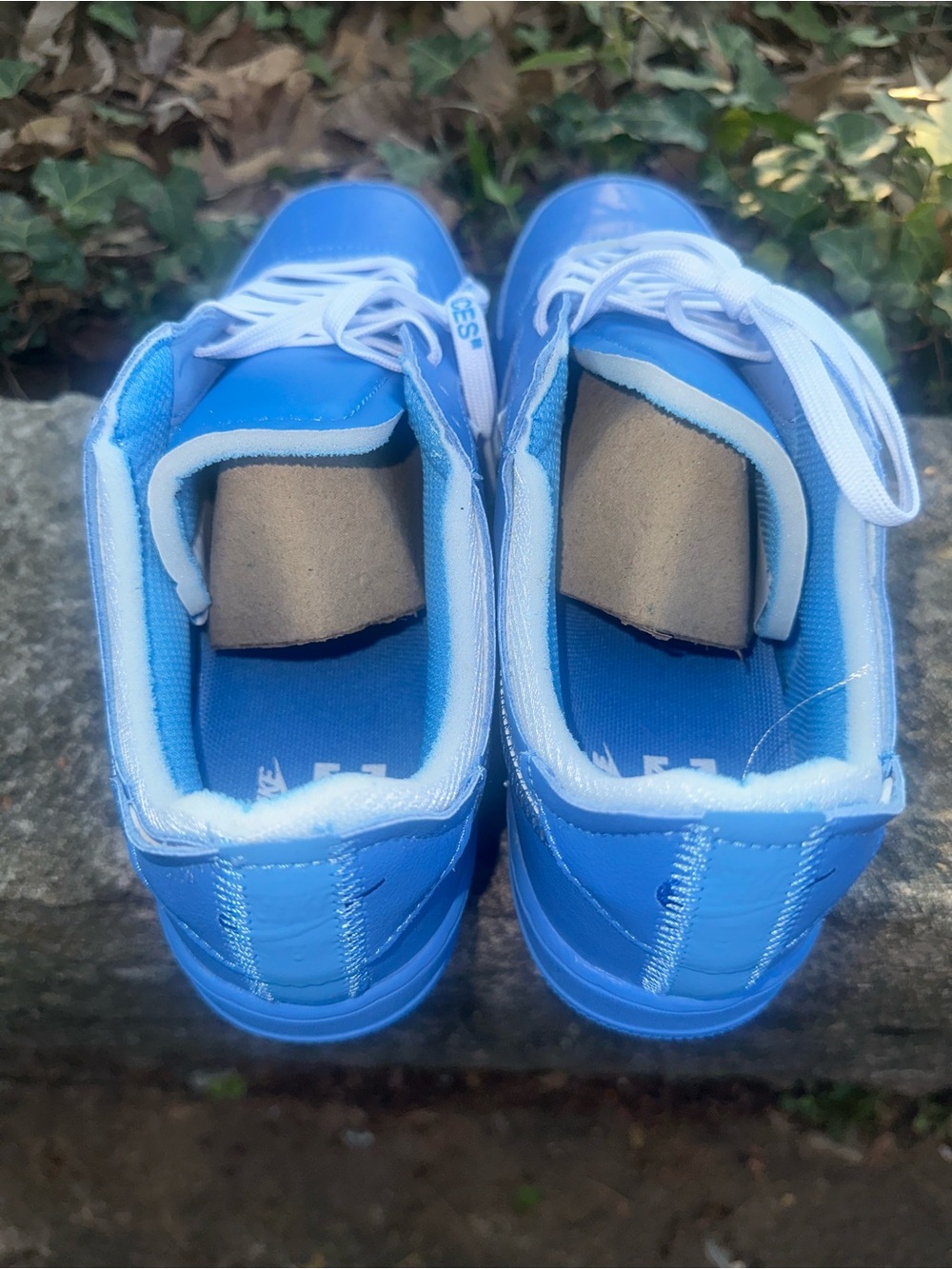 Men’s AF1 Off-White University Blue - Picture 4 of 9